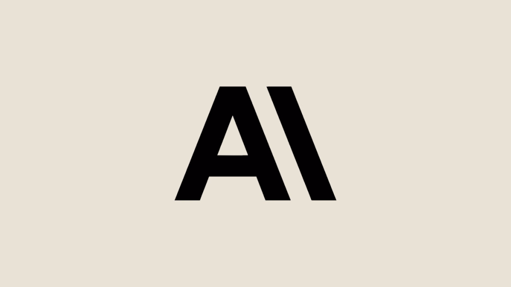 Logo resmi Anthropic: simbol AI