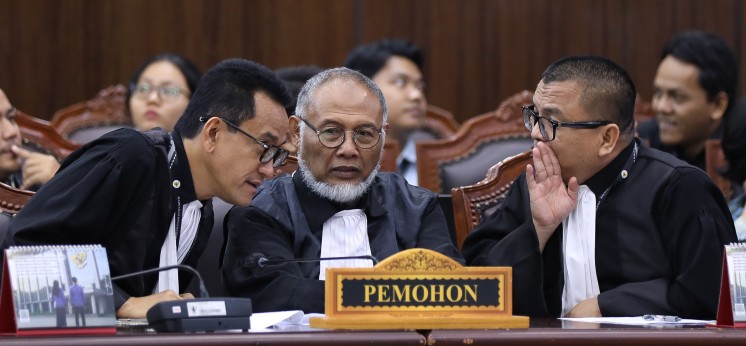 Dokumentasi sidang pengucapan putusan perkara 01/PHPU.PRES-XXIV/2026, 6 Oktober 2026.
