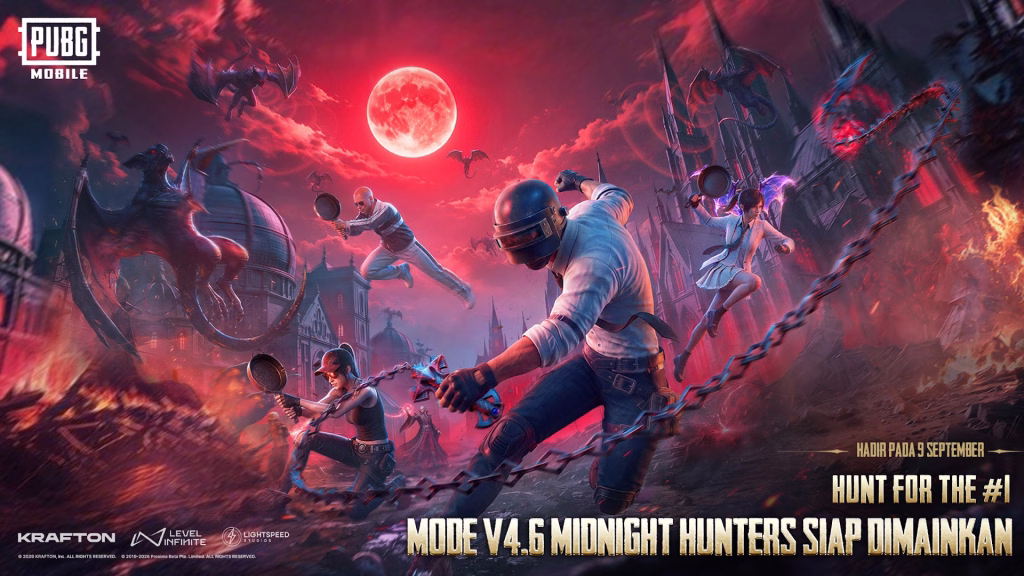 Materi promosi Midnight Hunters pada PUBG MOBILE versi 4.6. Sumber: Level Infinite.